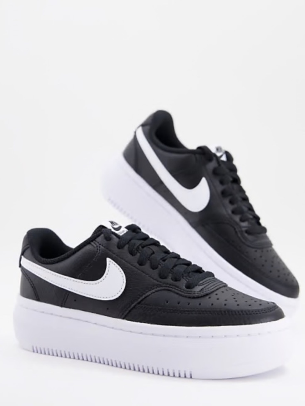 NWOB Nike Court Vision Alta platform leather sneaker
